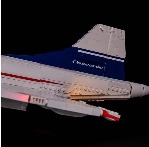 Actual product image Light my bricks LMB 2.0 LED light set for LEGO 10318 Concorde
