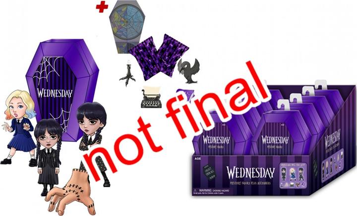 Actual product image Jada Wednesday Blind Box Figures 2.5"