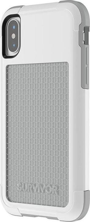 Image du produit Griffin Couverture Survivor Fit Gris - Blanc (TA43980) (Apple iPhone X)