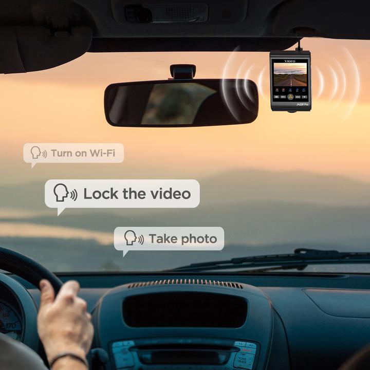 Immagine prodotto Viofo A229 Pro 3CH (WiFi, Accelerometro, Visione notturna, Ricevitore GPS, Microfono incorporato, Display integrato, 4K)