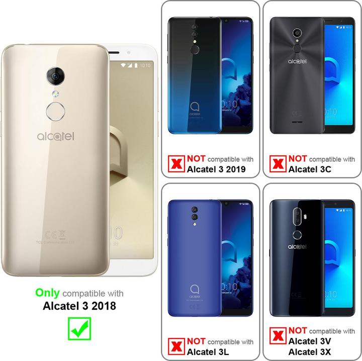 Actual product image Cadorabo Book Jeans Optics Cover (Samsung Galaxy J3 (2018))