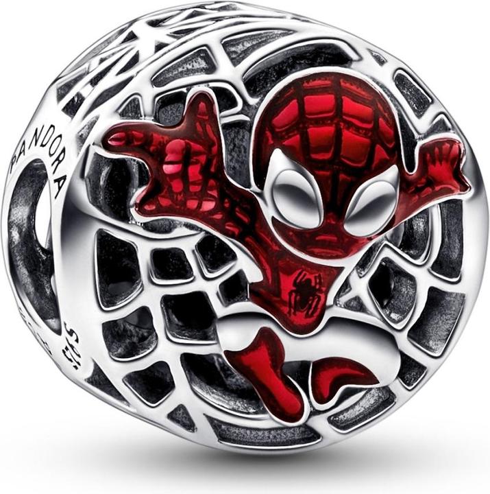 Pandora Marvel Spider Man Soaring City Charm (Sterling Silber 925)