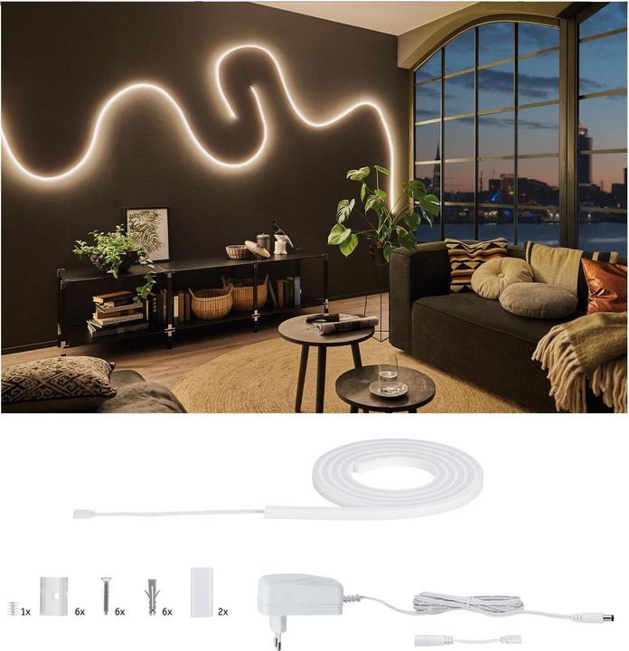 Produktbild Paulmann MaxLED Flow Stripe Set (Warmweiss, 150 cm, Indoor)