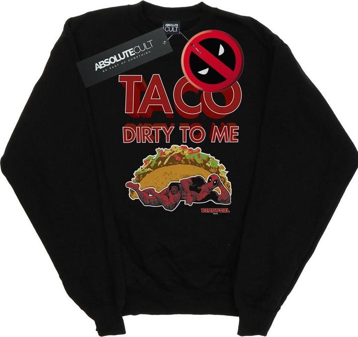 Deadpool Taco Dirty To Me Sweatshirt (L)