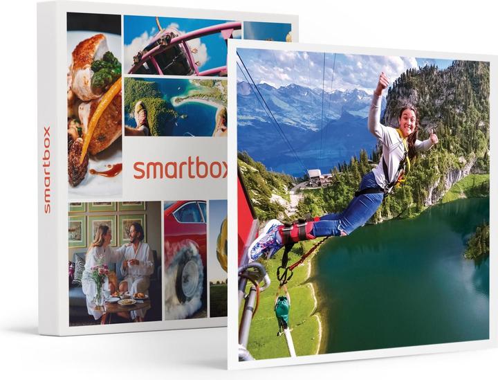 Immagine prodotto Smartbox Bungee jumping sullo Stockhorn con un drink per 2 persone (2 pers.)