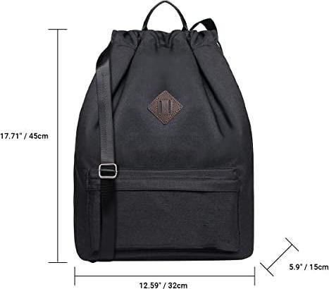 Image du produit Only-Bags.Store Sac Sac à dos Hipster Cordon de serrage Sac de gym Gymsack avec poche intérieure Sac de sport