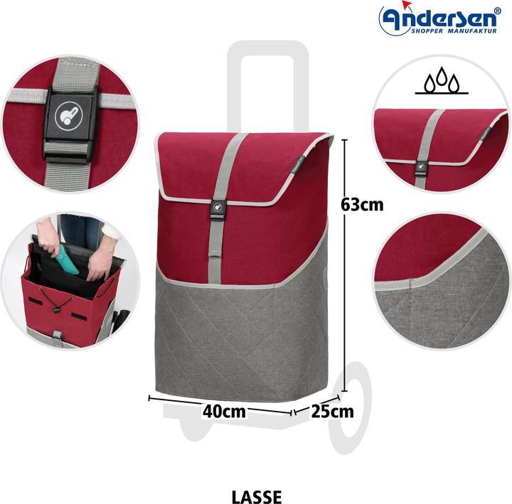 Actual product image Andersen Lasse red