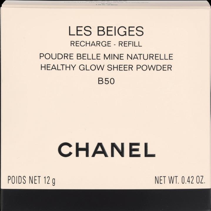 Immagine prodotto Chanel Les Beiges Polvere trasparente dal bagliore sano B50 (B50, Ricarica)