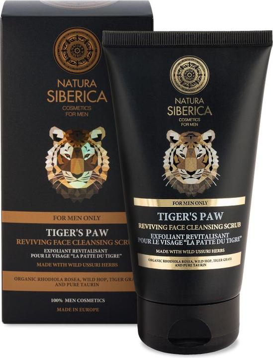 Actual product image Natura Siberica Men Tiger's Paw Reviving Face Cleansing Scrub - Cleansing peeling to revitalize (Exfoliation, 150 ml)