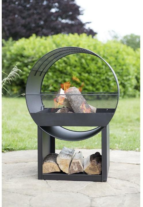 Image du produit Buschbeck Bol à feu design Porthole H 80 cm Acier (56 cm)