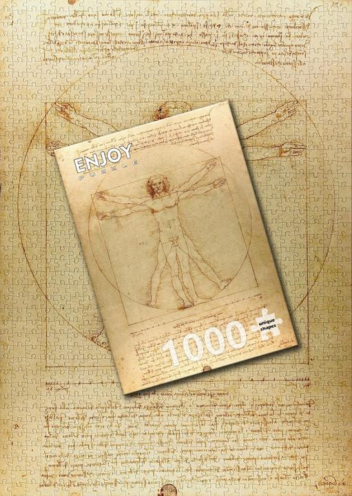 Actual product image Enjoy Puzzle ENJOY-1557 - The Vitruvian Man, Puzzle, 1000 pieces (1000 pieces)
