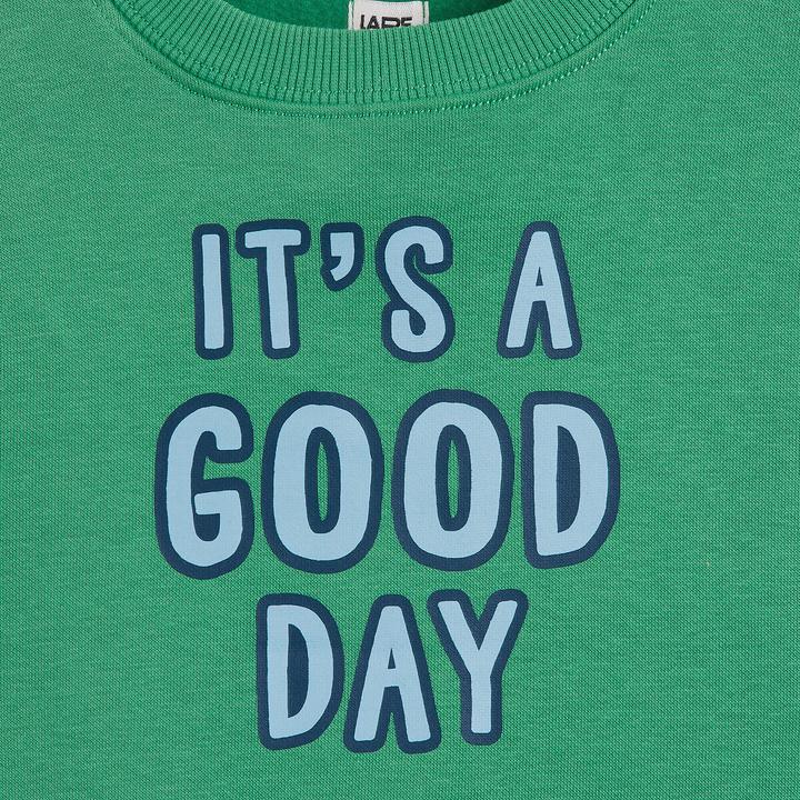 Actual product image La Redoute Collections Sweatshirt mit rundem Ausschnitt und Message (110)