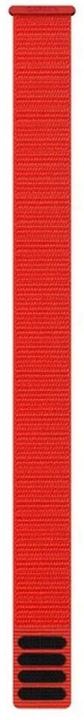 Actual product image Garmin Ultrafit nylon wrist strap, 26mm, flame red (26 mm, Nylon)