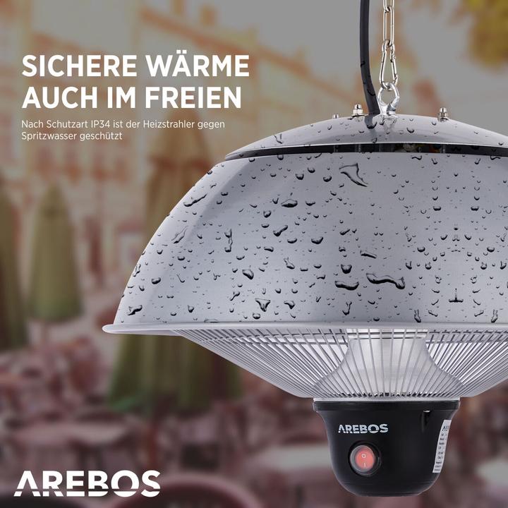 Immagine prodotto Arebos Riscaldatore a soffitto radiante (1500 W)