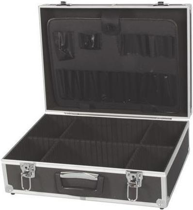 Produktbild Velleman WERKZEUGKOFFER MIT ALUMINIUMRAHMEN - 455 x 330 x 152 mm - SCHWARZ (1 Teile)