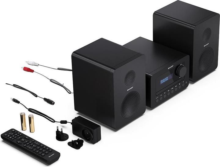 Productafbeelding Sharp XL-B520D DAB+/BT Hifisysteem zwart (Bluetooth, CD Speler, 2x 20 W)