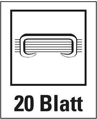 Produktbild Soennecken Heftgerät Typbezeichnung der Heftklammern: 24/6, 2 Heftleistung: 20 Bl. (80 g/m²) (20 Blätter)