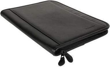 Produktbild Soennecken Schreibmappe DORTMUND Masse: 34 x 27 x 2,5 cm (B x H x T) Werkstoff: Rindsleder Farbe: schwarz (A4, 1 x)