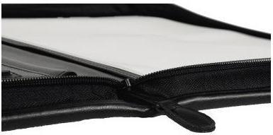 Produktbild Soennecken Schreibmappe DORTMUND Masse: 34 x 27 x 2,5 cm (B x H x T) Werkstoff: Rindsleder Farbe: schwarz (A4, 1 x)
