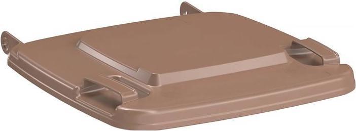 SULO Deckel Polyethylen braun passend für Müllgrossbehälter 120 l (120 l)