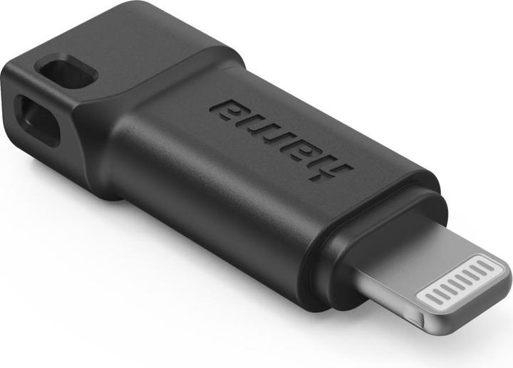 Actual product image Hama USB-C adapter to Apple Lightning connector, MFI, black (Lightning, USB Type C)