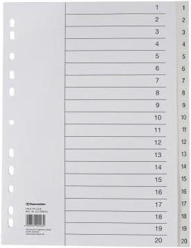 Image du produit Soennecken Registre numérique Utilisation pour le format de papier : DIN A4 Grammage : 165 g/m².