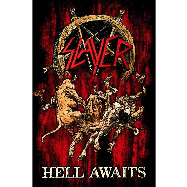 Actual product image Universal Textiles Poster Hell Awaits fabric