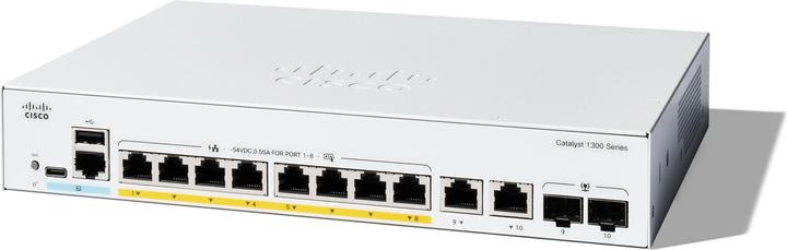 Immagine prodotto Cisco CATALYST 1300 8 PORTE GE FULL (10 Porti)