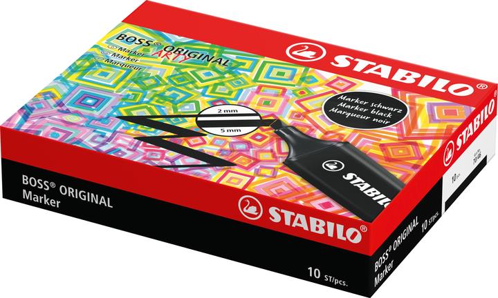 Image du produit STABILO Boss Original (Noir, 5 mm, 10 x)