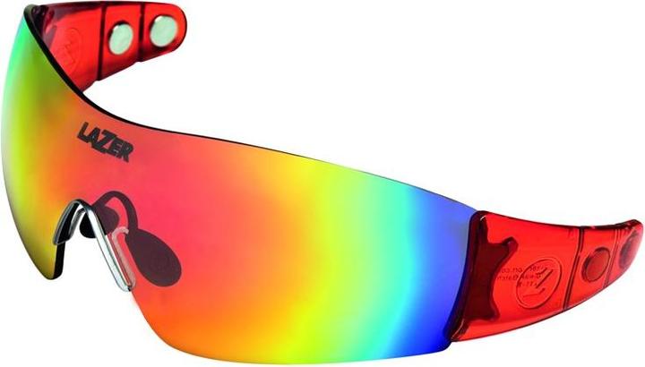 Productafbeelding Lazer Sport Magneto akiniai raudoni universalūs (LZR-OKL-MAG-CRRD) (Rood, Duidelijk, Rook zwart, Geel-Blauwe Spiegel)
