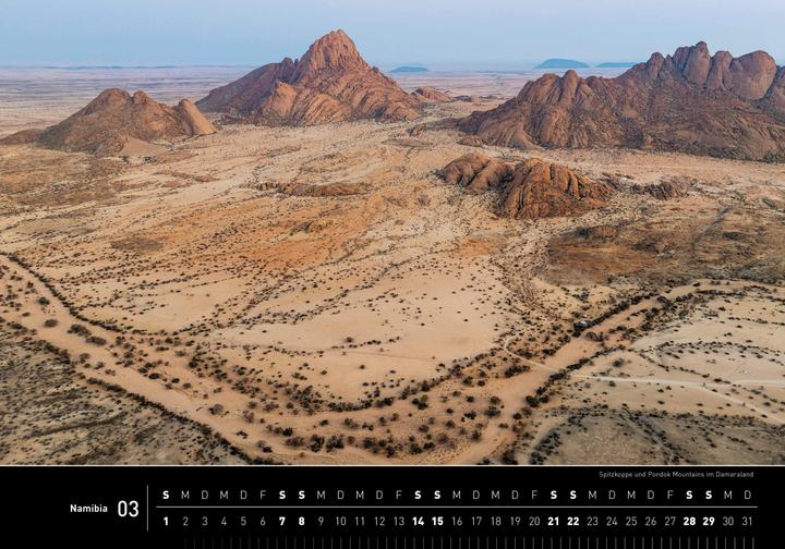 Produktbild Namibia Premiumkalender 2026 (50 x 35 cm, Harter Einband, Deutsch)