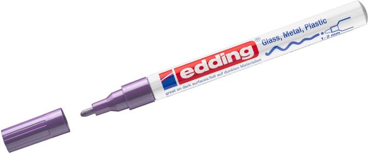 Image du produit Edding Marqueur à peinture 751 CREA violet (Violet, 2 mm, 10 x)