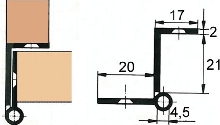 Produktbild Werkstarck Möbelbänder FS, Rollendurchmesser 8 mm (1 Stk.)