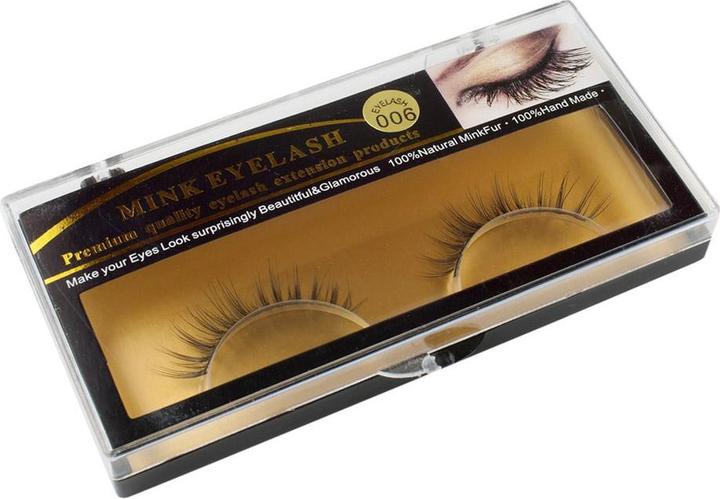 JTI Luxuriöse falsche Wimpern aus Nerzfell - #006 (Künstliche Wimpern)
