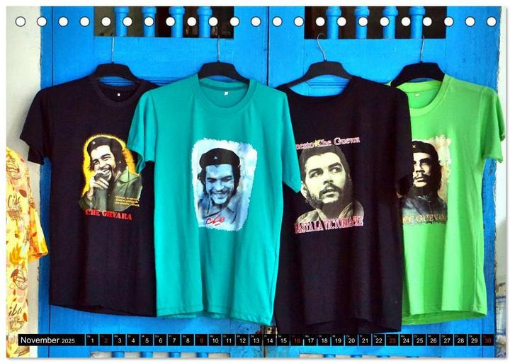 Actual product image CHE - Ernesto Che Guevara in Kuba (Tischkalender 2025 DIN A5 quer), Monatskalender (A5, German)