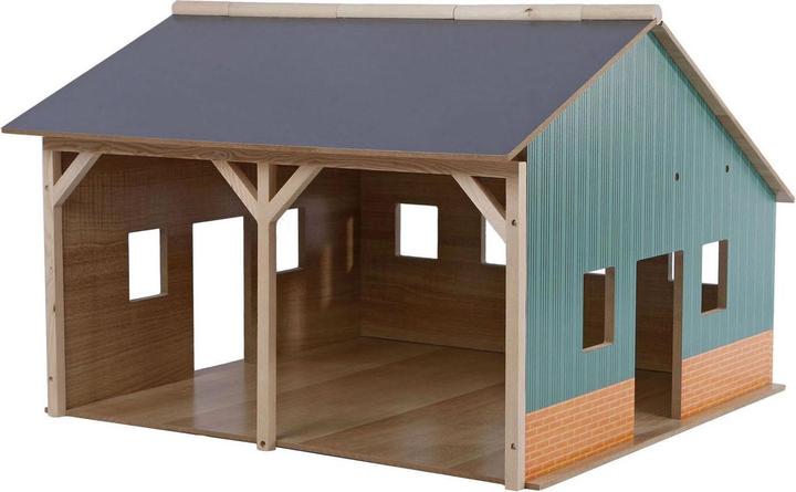Actual product image Kids Globe Farming Shed for 2 tractors