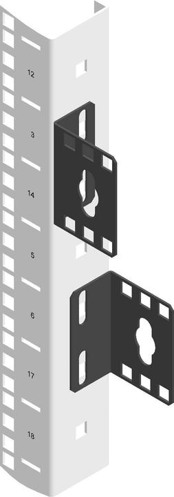 Actual product image Enoc Mounting bracket 1U vertical EPVB X1-S - Rack accessories