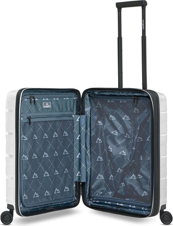 Immagine prodotto Bergpfeil Travel 4 Rollen Kabinentrolley 55 cm Laptopfach mit Dehnfalte (46 l, Bagaglio a mano (fino a 50 litri))