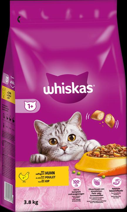 Whiskas 1+ Huhn (Adult, 1 Stk., 3800 g)