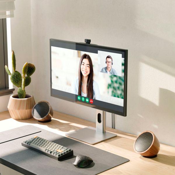 Produktbild Alogic Clarity Pro +Webcam u. PD USB C (3840 x 2160 Pixel, 27")