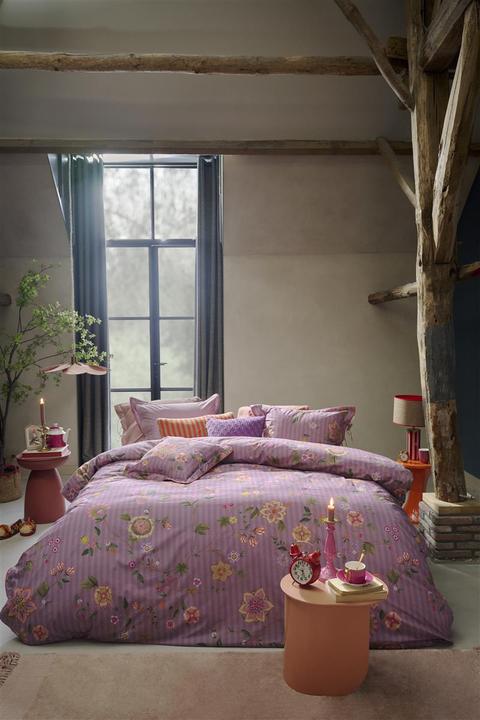 Image du produit PIP Studio Flores Bailando Parure de lit pourpre 135x200cm (1 parure) (Housse de couette, 135x200 cm)