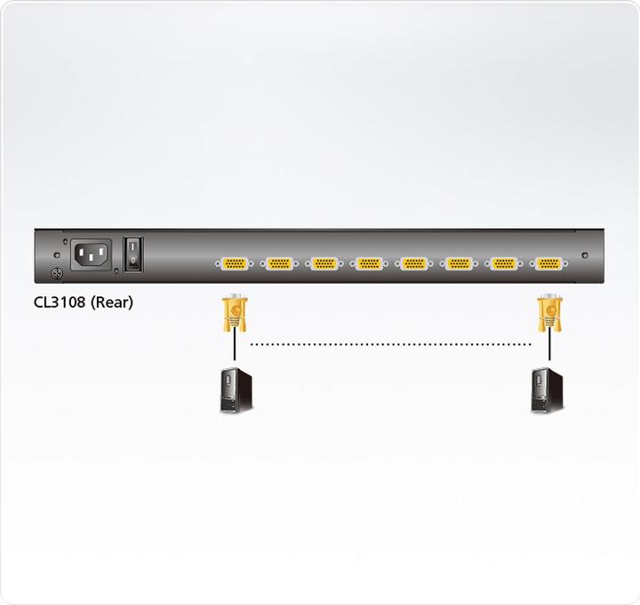 Produktbild Aten CL3108NX KVM-Konsole