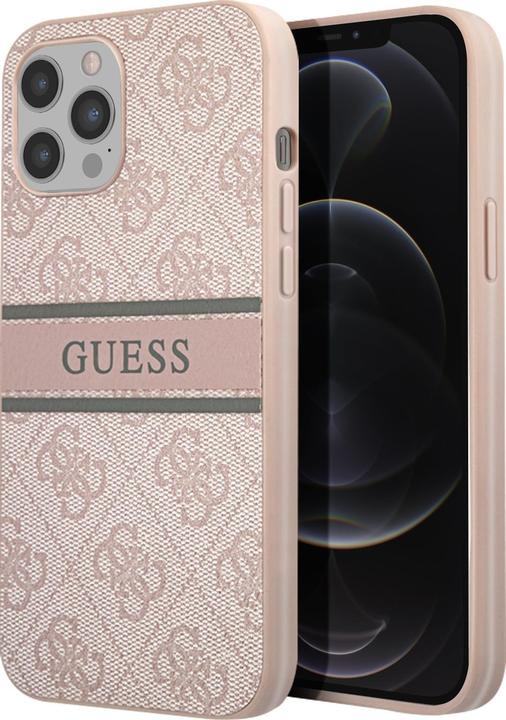 Actual product image Guess Hard Cover 4G Printed Stripe (Apple iPhone 12 Pro Max)