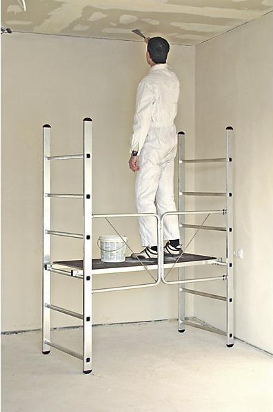 Actual product image Krause Folding scaffold, platform 1.4 x 0.5 m, working height 2.8 m. (Scaffolding, 140 cm)