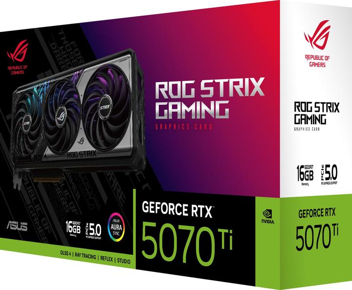 Produktbild ASUS ROG Strix GeForce RTX 5070 Ti (16 GB)