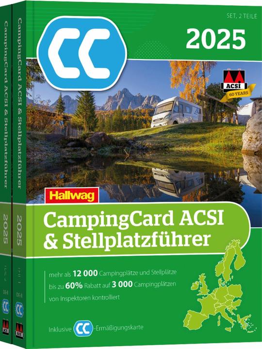 Produktbild ACSI CampingCard & Stellplatzführer 2025 (Deutsch, 2024)