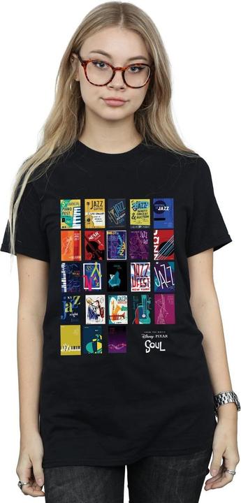 Immagine prodotto Disney Soul Jazz Poster Wall Maglietta Ampia Donna (4XL)