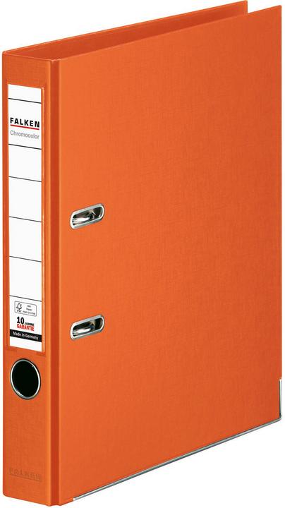 Produktbild Falken Ordner Chromocolor A4 orange Rücken: 50 mm (A4, 50 mm, 1 Stück)