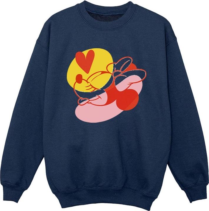 Disney Minnie Mouse Tongue Heart Sweatshirt Jungen