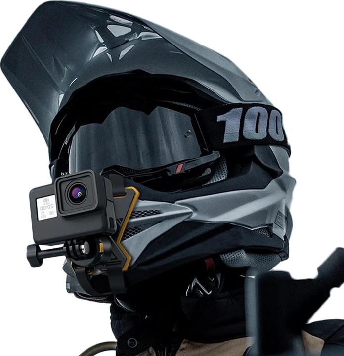 Ueli Express Supporto magnetico per casco con chiusura a sgancio rapido (Eroe 9 nero, Hero 10 Nero, Hero 11 Nero, Hero 12 Nero, Hero 13 Nero)